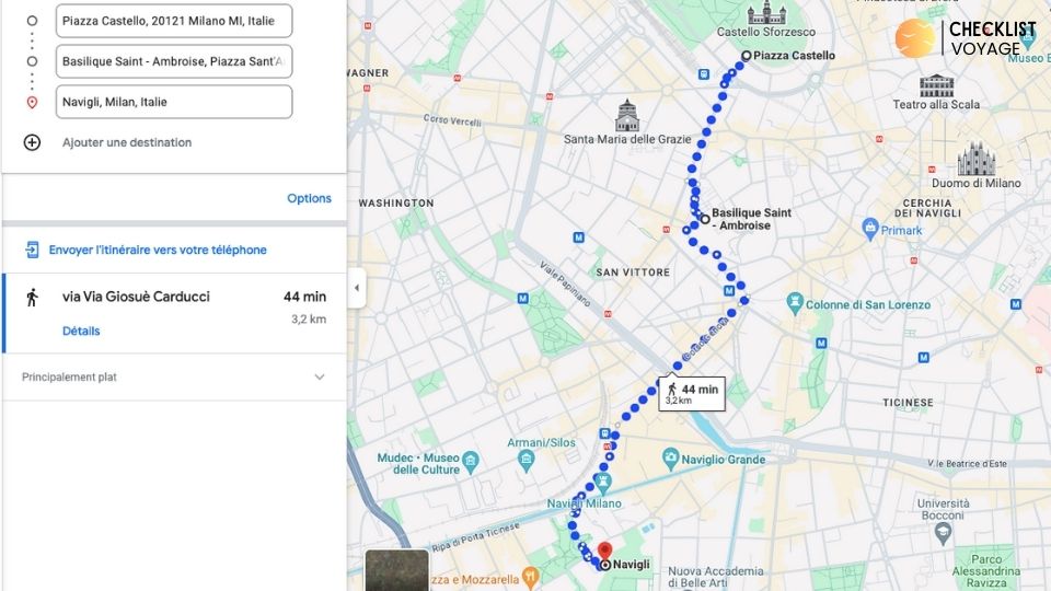 visiter milan itinéraire