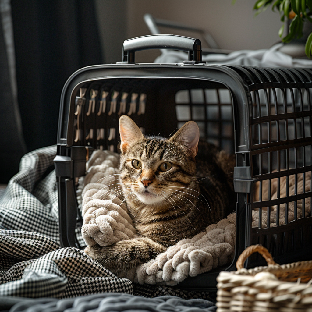 caisse de transport pour chat